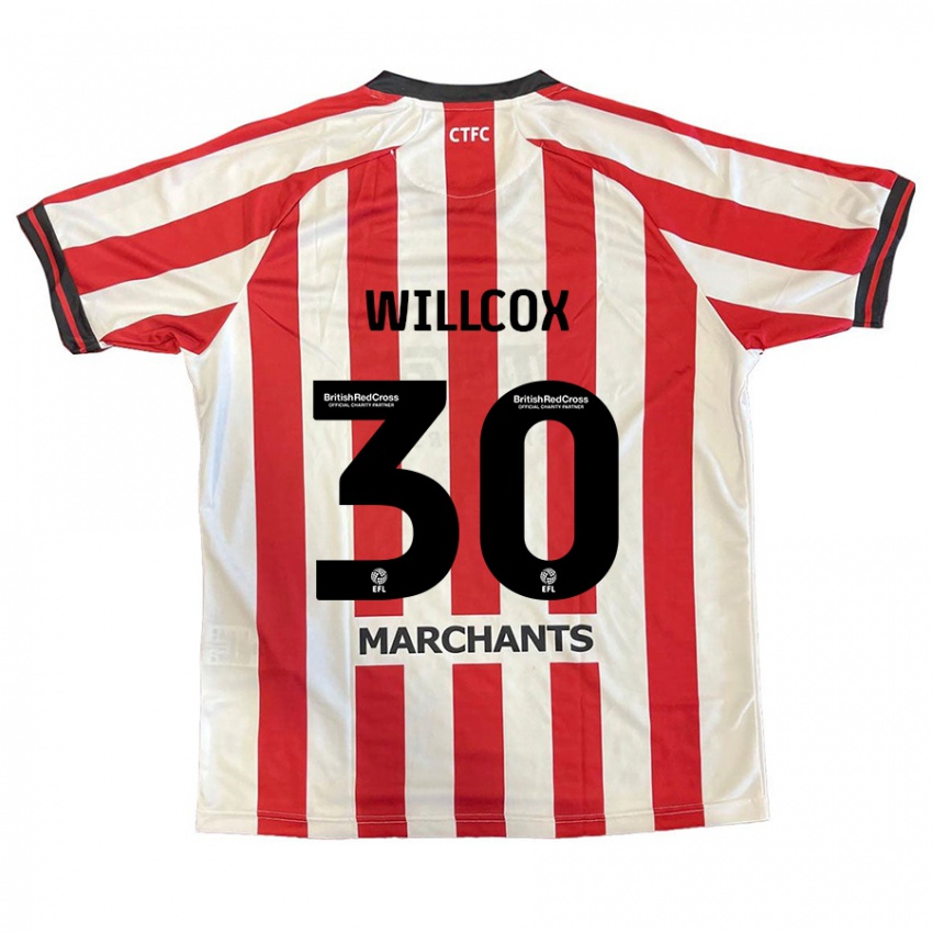 Kinder Freddy Willcox #30 Rot Weiß Heimtrikot Trikot 2024/25 T-Shirt Österreich