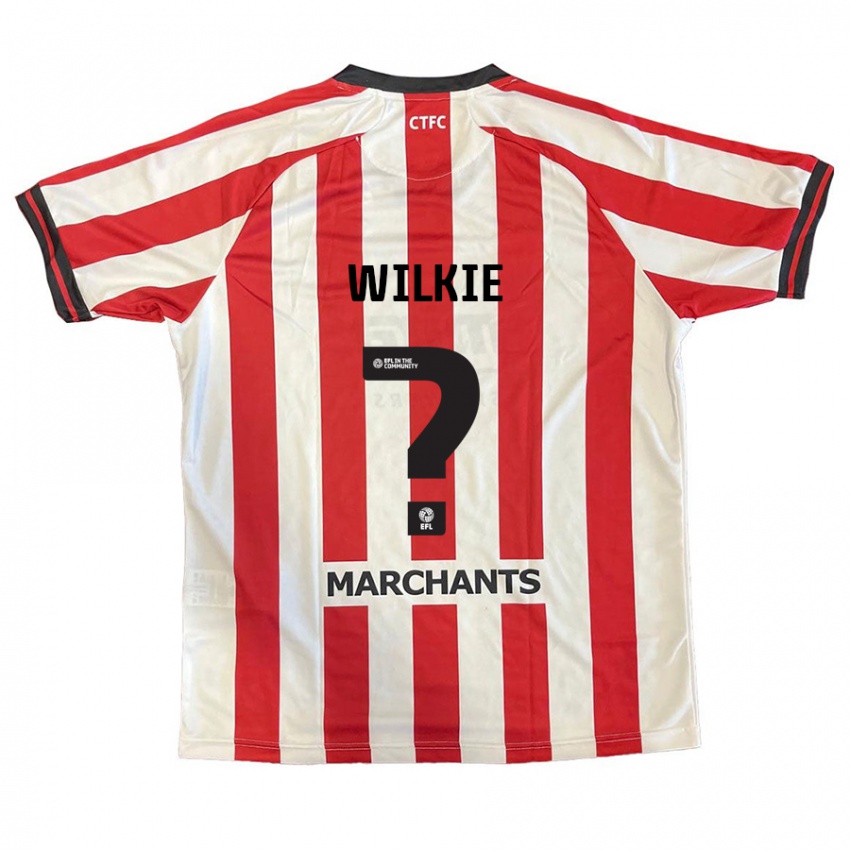 Kinder Alex Wilkie #0 Rot Weiß Heimtrikot Trikot 2024/25 T-Shirt Österreich