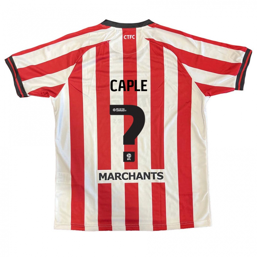 Kinder Charlie Caple #0 Rot Weiß Heimtrikot Trikot 2024/25 T-Shirt Österreich