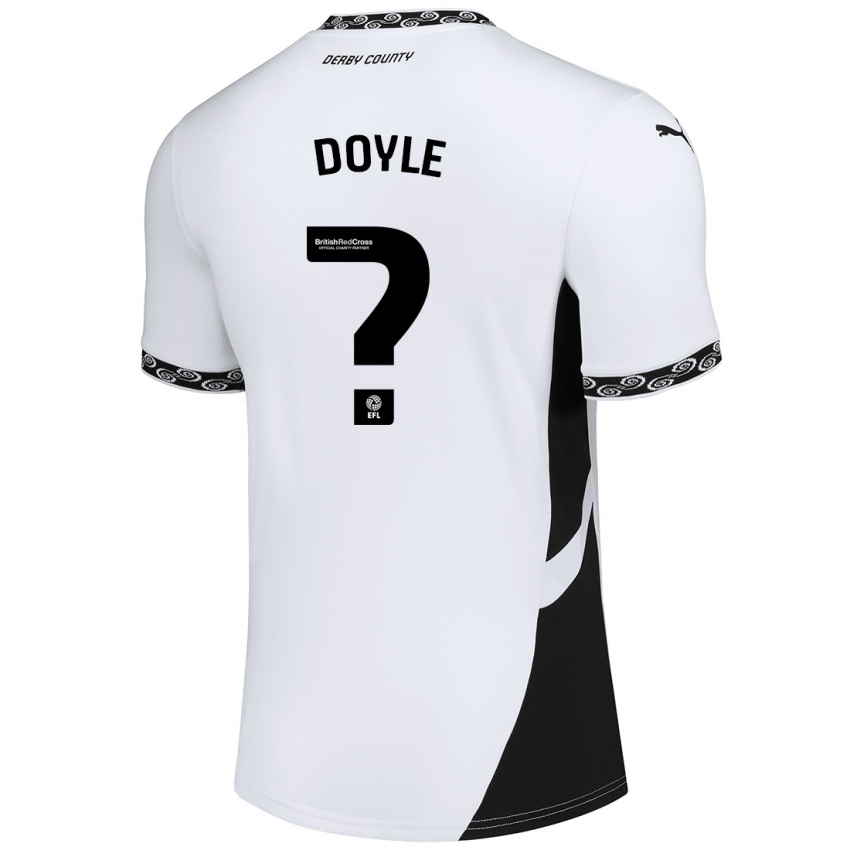 Kinder Aj Doyle #0 Weiß Schwarz Heimtrikot Trikot 2024/25 T-Shirt Österreich