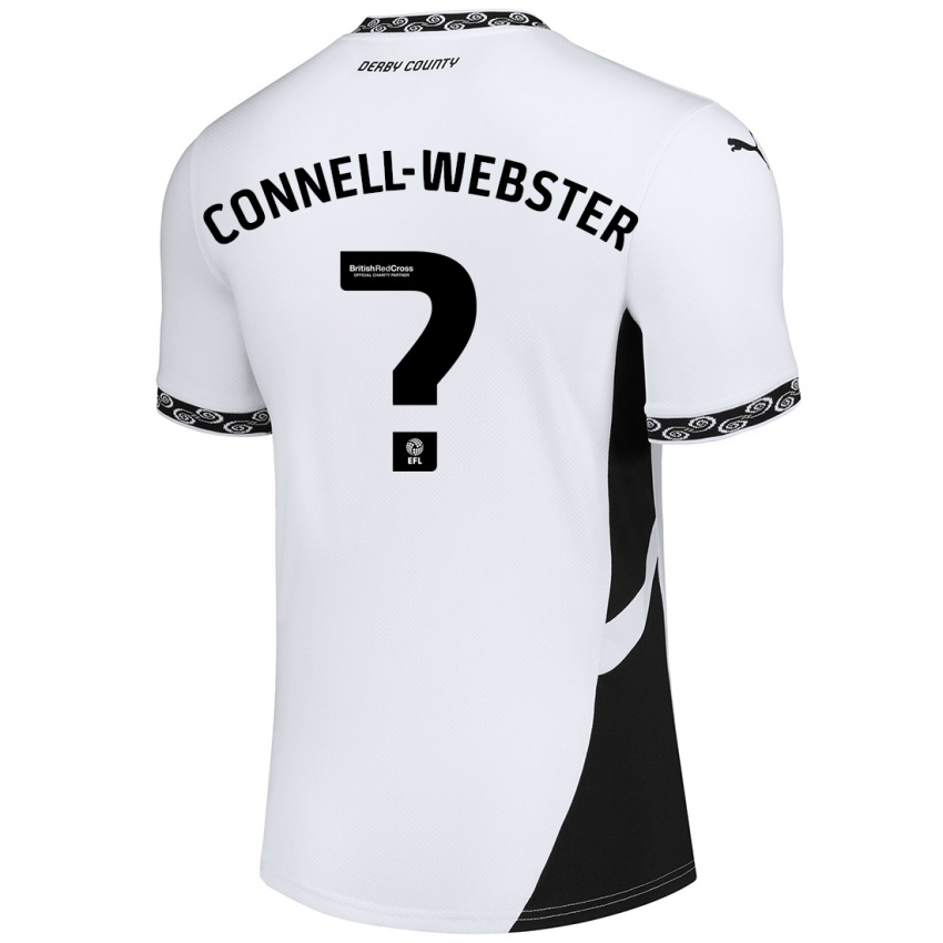 Kinder Braidy Connell-Webster #0 Weiß Schwarz Heimtrikot Trikot 2024/25 T-Shirt Österreich