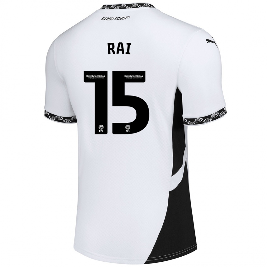 Kinder Kira Rai #15 Weiß Schwarz Heimtrikot Trikot 2024/25 T-Shirt Österreich