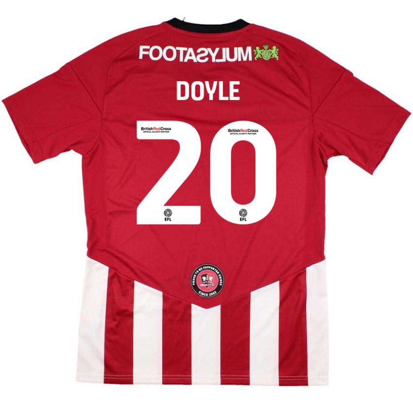 Kinder Kamari Doyle #20 Rot Weiß Heimtrikot Trikot 2024/25 T-Shirt Österreich