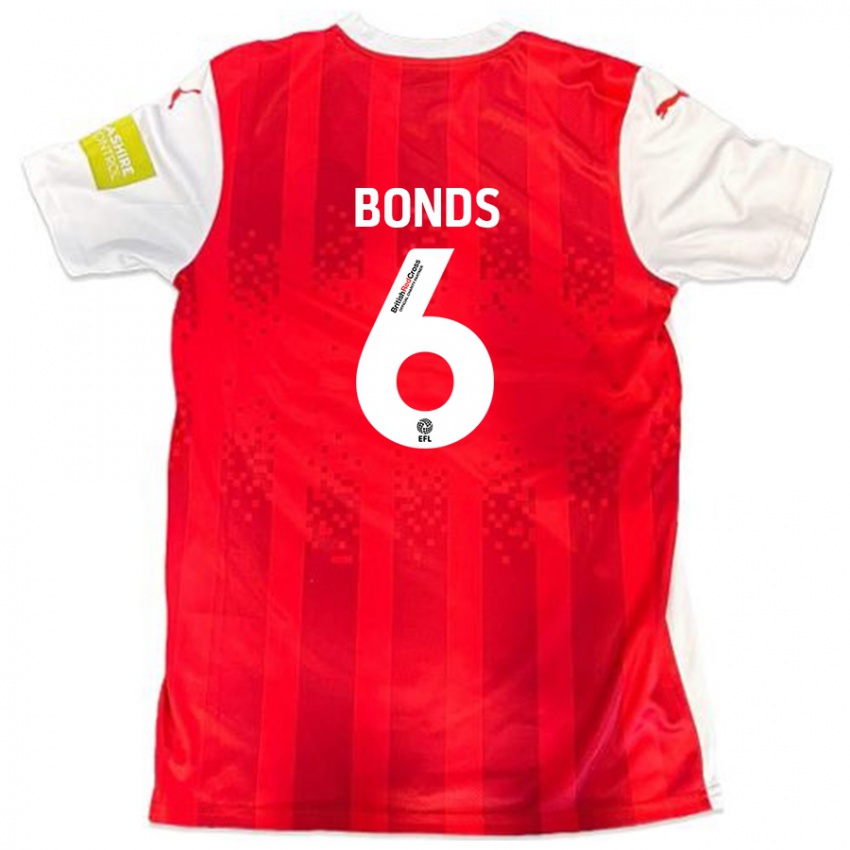 Kinder Elliot Bonds #6 Rot Weiß Heimtrikot Trikot 2024/25 T-Shirt Österreich