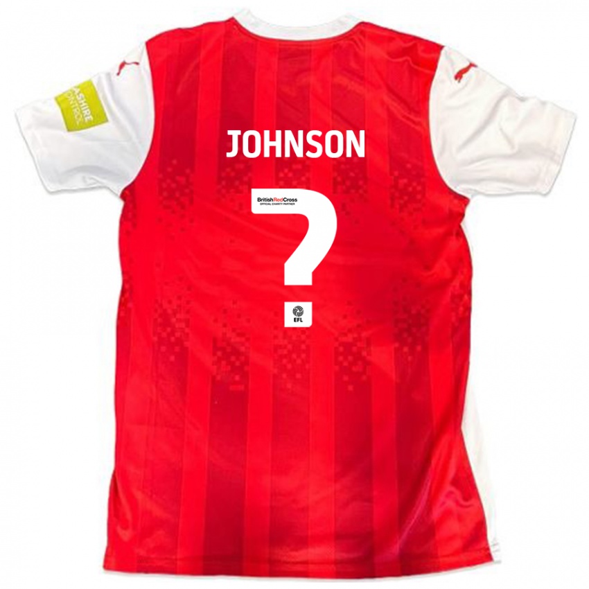 Kinder Will Johnson #0 Rot Weiß Heimtrikot Trikot 2024/25 T-Shirt Österreich