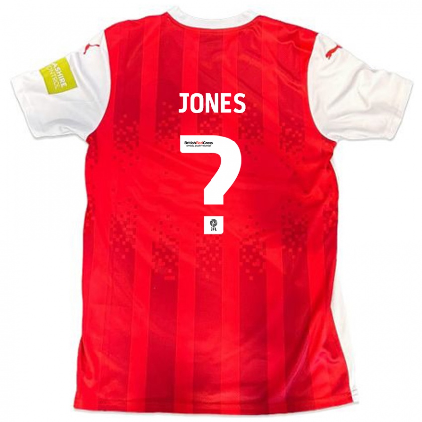 Kinder Billy Jones #0 Rot Weiß Heimtrikot Trikot 2024/25 T-Shirt Österreich