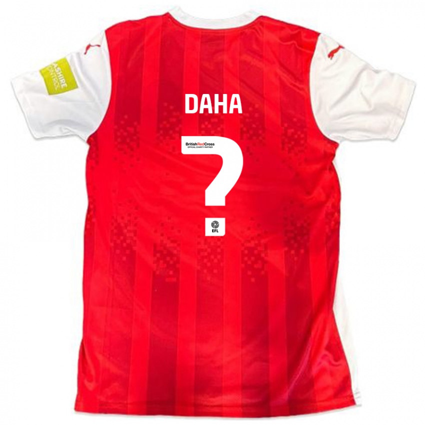 Kinder Hermann Daha #0 Rot Weiß Heimtrikot Trikot 2024/25 T-Shirt Österreich