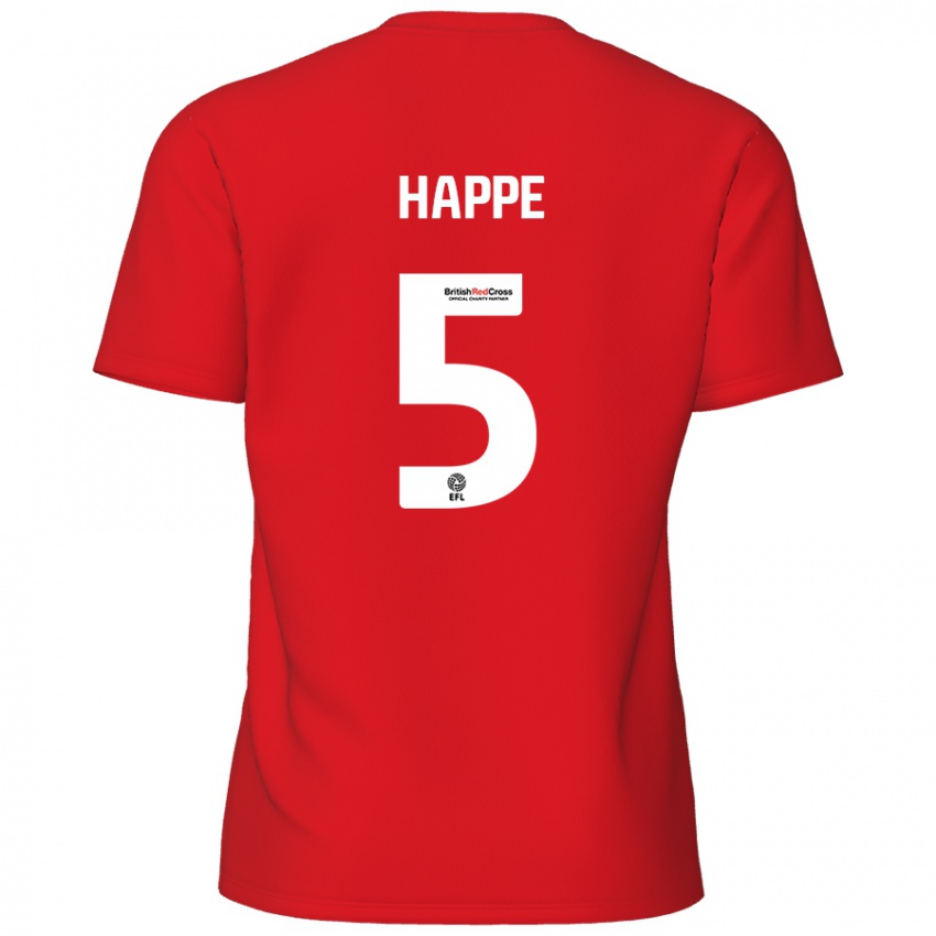 Kinder Dan Happe #5 Rot Heimtrikot Trikot 2024/25 T-Shirt Österreich