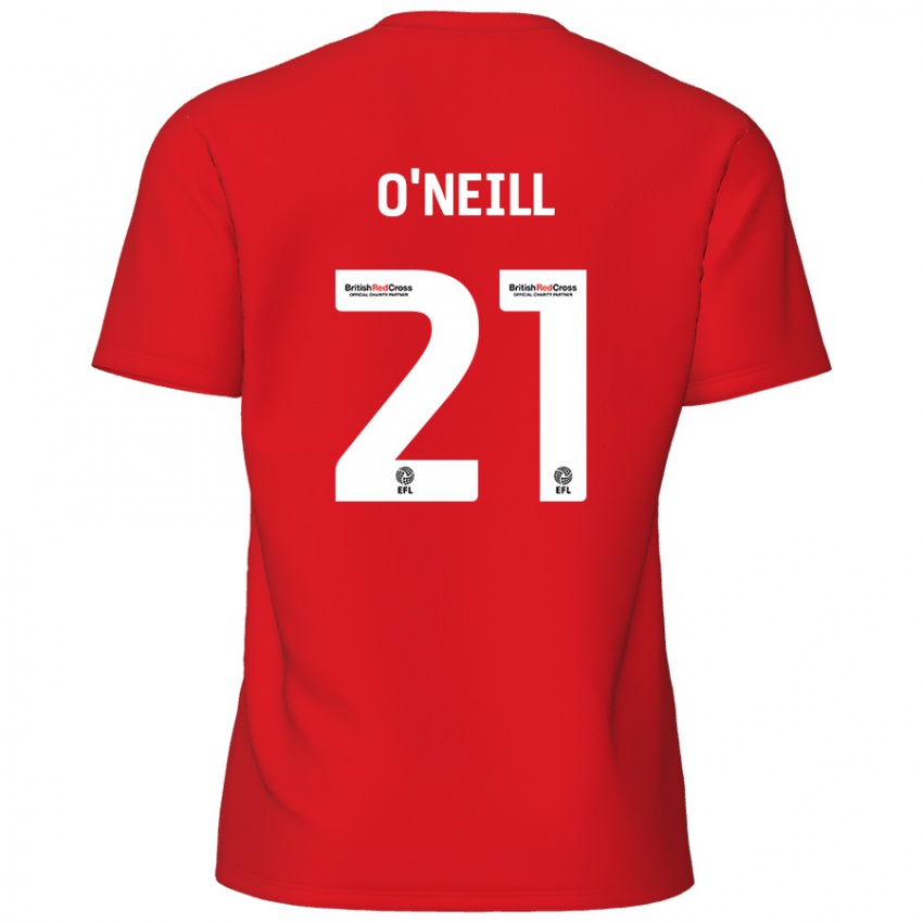 Kinder Ollie O'neill #21 Rot Heimtrikot Trikot 2024/25 T-Shirt Österreich