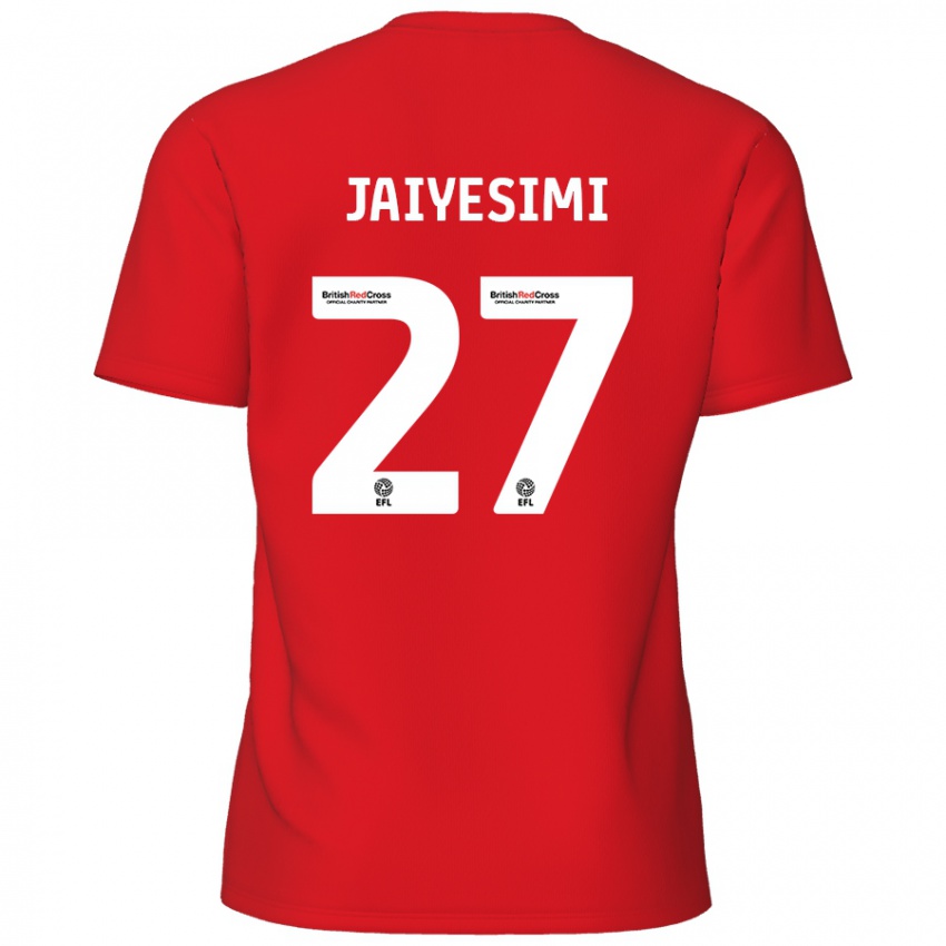 Kinder Diallang Jaiyesimi #27 Rot Heimtrikot Trikot 2024/25 T-Shirt Österreich