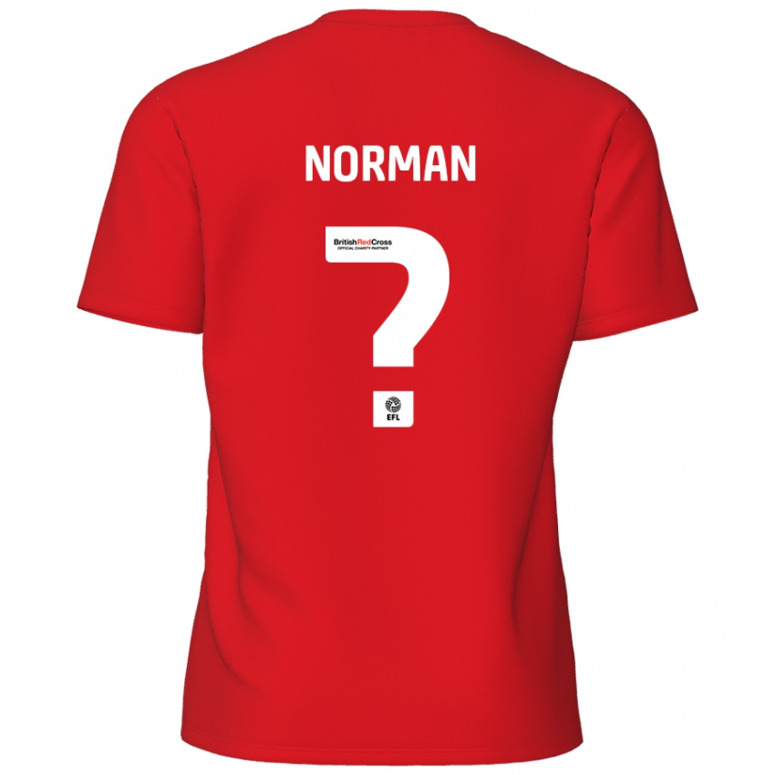 Kinder Freddie Norman #0 Rot Heimtrikot Trikot 2024/25 T-Shirt Österreich