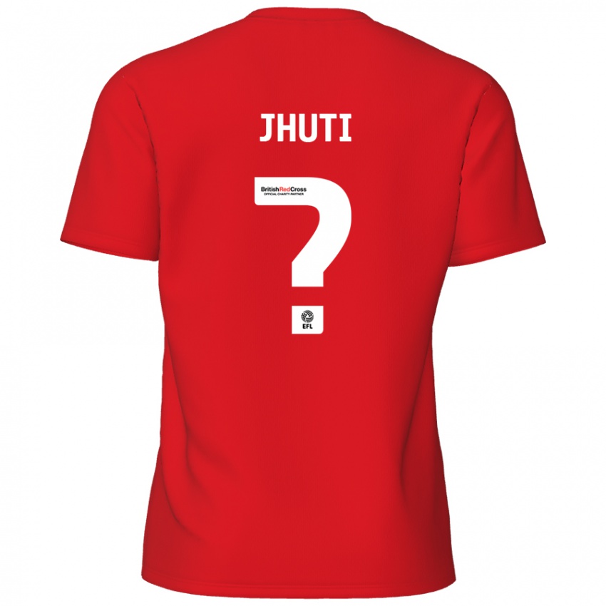 Kinder Reece Jhuti #0 Rot Heimtrikot Trikot 2024/25 T-Shirt Österreich