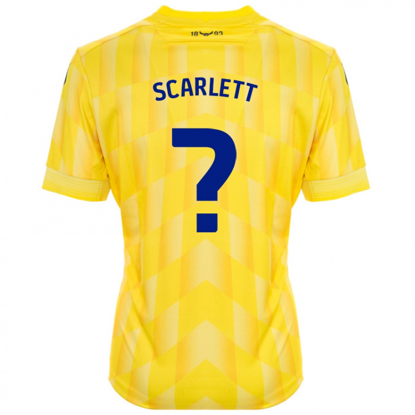 Kinder Dane Scarlett #0 Gelb Heimtrikot Trikot 2024/25 T-Shirt Österreich