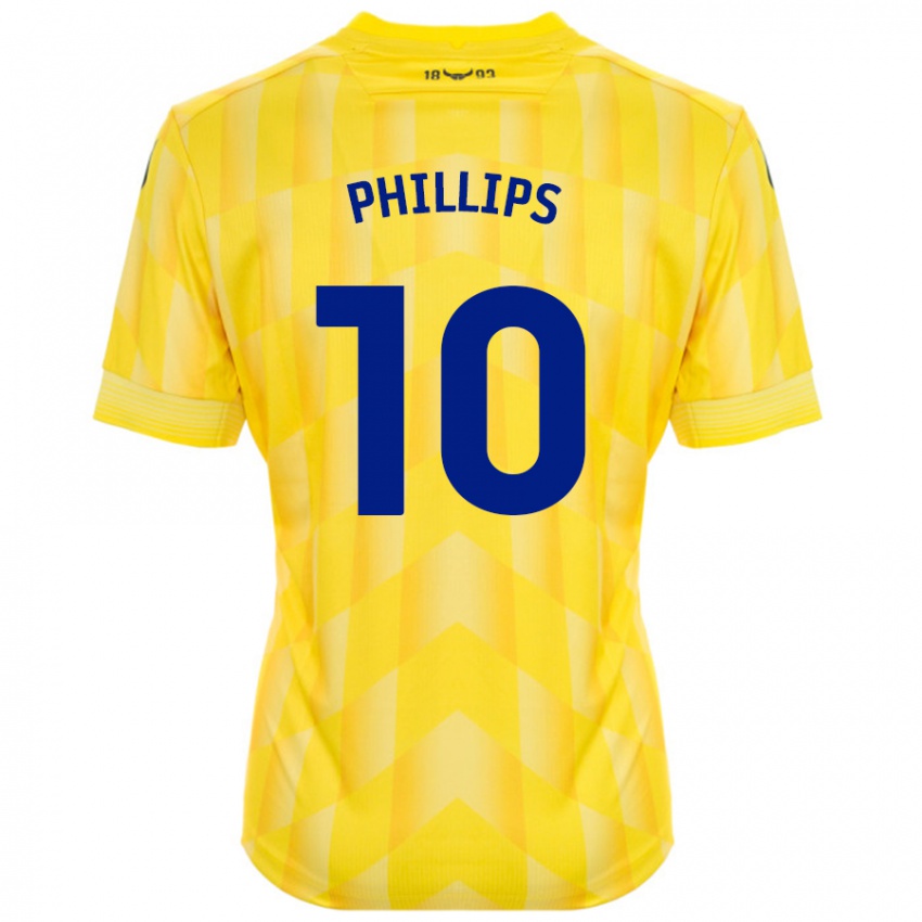 Kinder Matt Phillips #10 Gelb Heimtrikot Trikot 2024/25 T-Shirt Österreich