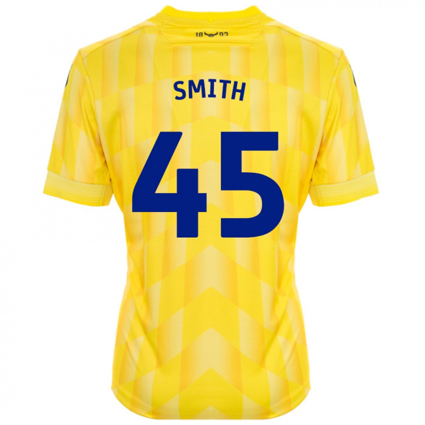 Kinder Max Smith #45 Gelb Heimtrikot Trikot 2024/25 T-Shirt Österreich