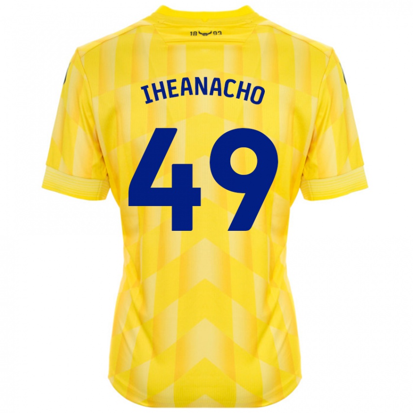 Kinder Josh Iheanacho #49 Gelb Heimtrikot Trikot 2024/25 T-Shirt Österreich