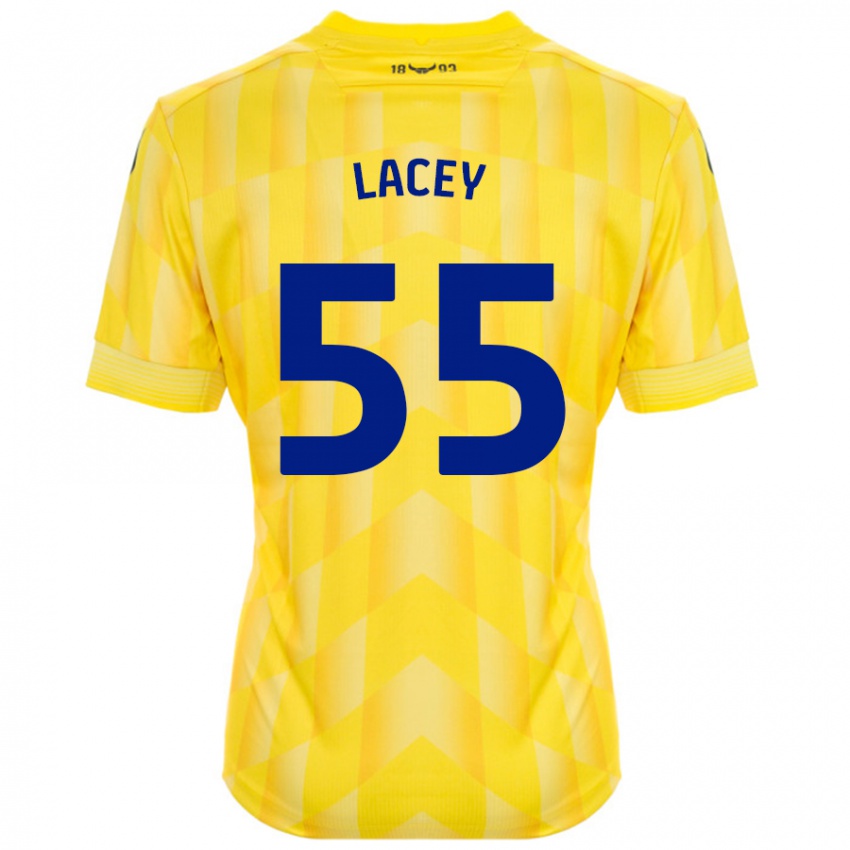 Kinder Aaron Lacey #55 Gelb Heimtrikot Trikot 2024/25 T-Shirt Österreich