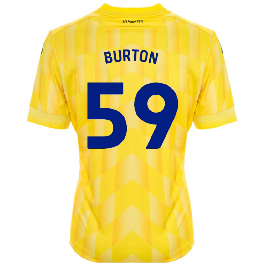 Kinder Kasway Burton #59 Gelb Heimtrikot Trikot 2024/25 T-Shirt Österreich