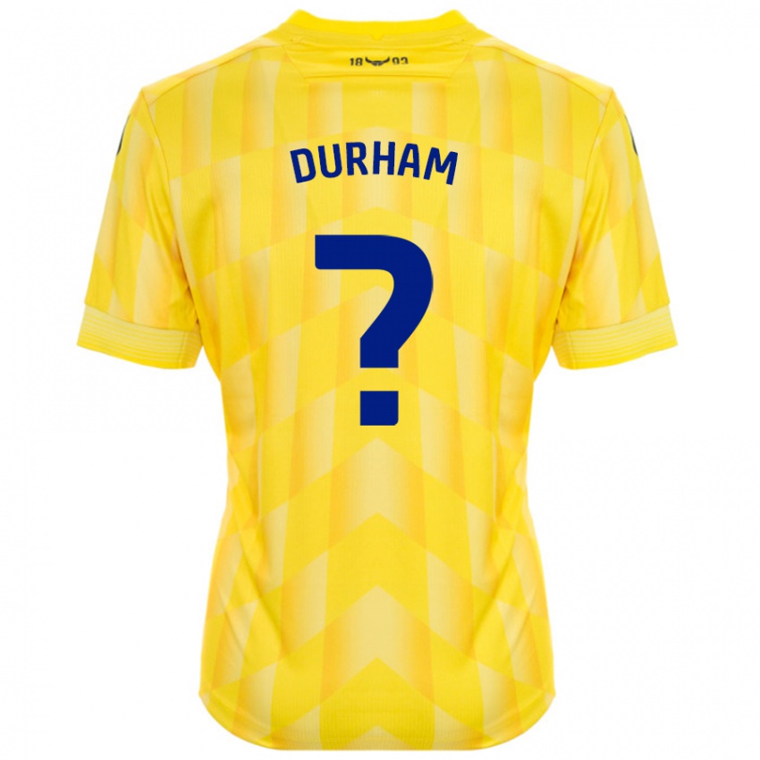 Kinder Lucy Durham #0 Gelb Heimtrikot Trikot 2024/25 T-Shirt Österreich