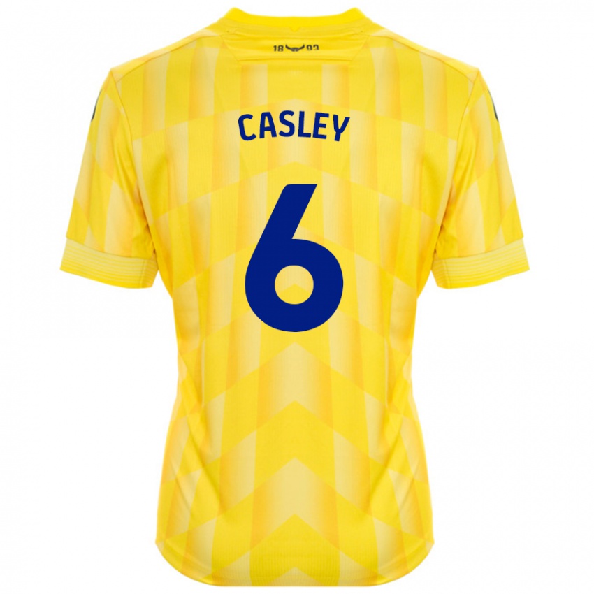 Kinder Riva Casley #6 Gelb Heimtrikot Trikot 2024/25 T-Shirt Österreich