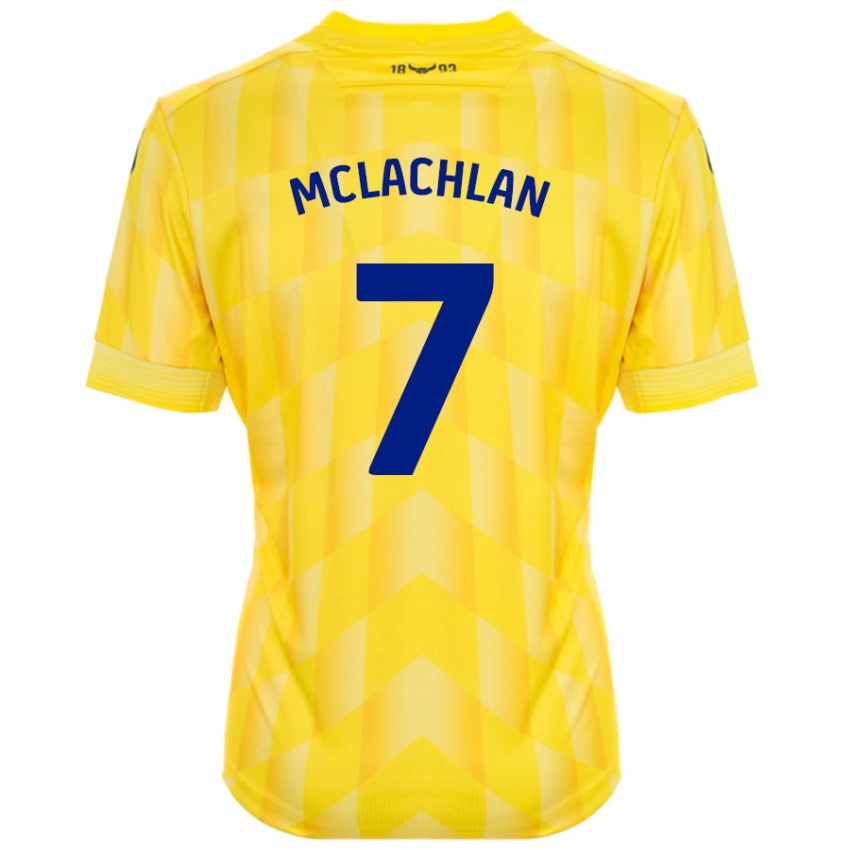 Kinder Daisy Mclachlan #7 Gelb Heimtrikot Trikot 2024/25 T-Shirt Österreich