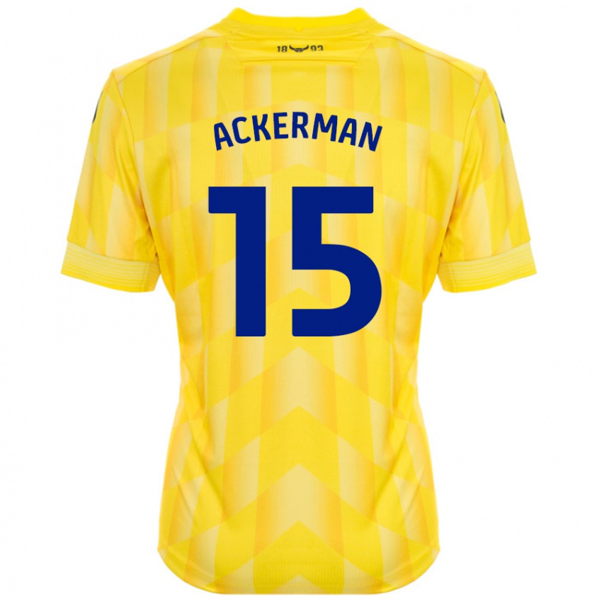 Kinder Daisy Ackerman #15 Gelb Heimtrikot Trikot 2024/25 T-Shirt Österreich