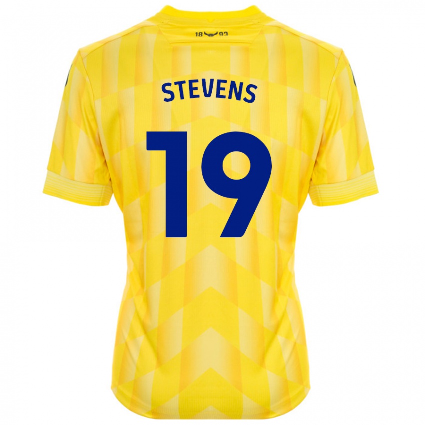 Kinder Lily Stevens #19 Gelb Heimtrikot Trikot 2024/25 T-Shirt Österreich