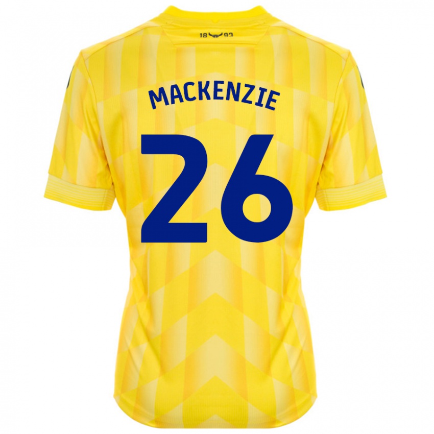 Kinder Hannah Mackenzie #26 Gelb Heimtrikot Trikot 2024/25 T-Shirt Österreich