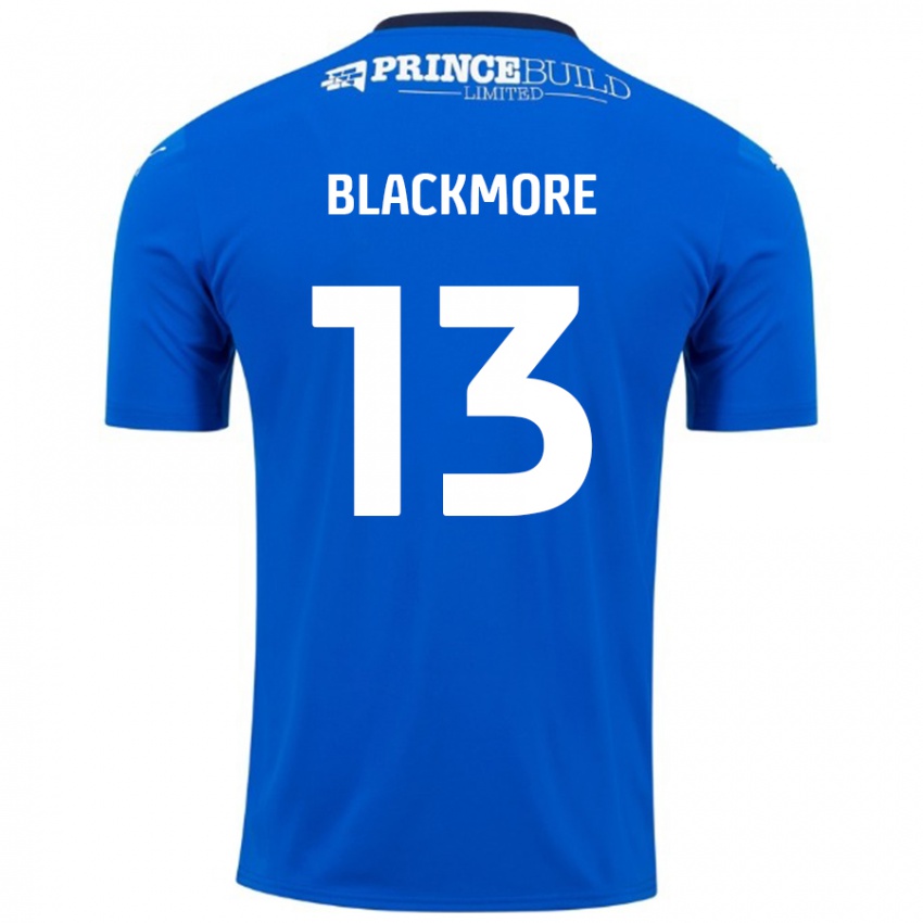 Kinder Will Blackmore #13 Blau Weiß Heimtrikot Trikot 2024/25 T-Shirt Österreich