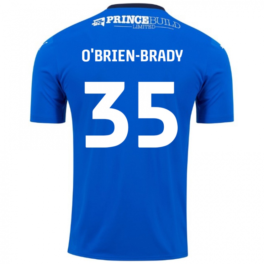 Kinder Donay O'brien-Brady #35 Blau Weiß Heimtrikot Trikot 2024/25 T-Shirt Österreich