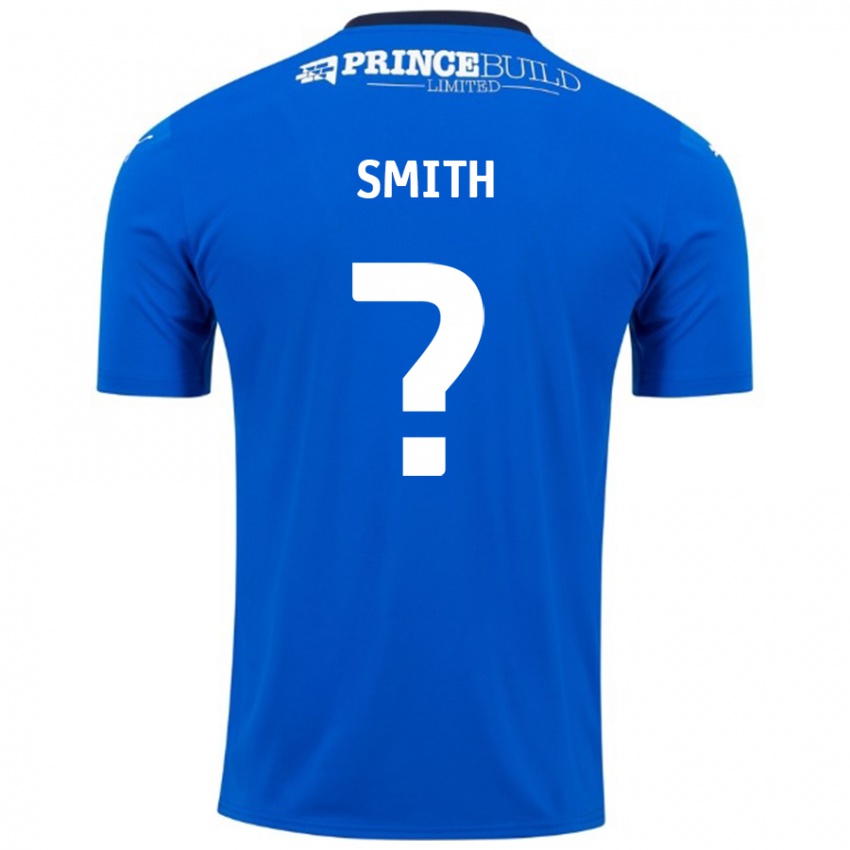 Kinder Bastian Smith #0 Blau Weiß Heimtrikot Trikot 2024/25 T-Shirt Österreich