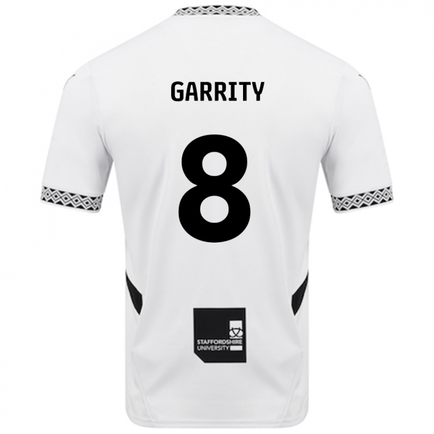 Kinder Ben Garrity #8 Weiß Heimtrikot Trikot 2024/25 T-Shirt Österreich