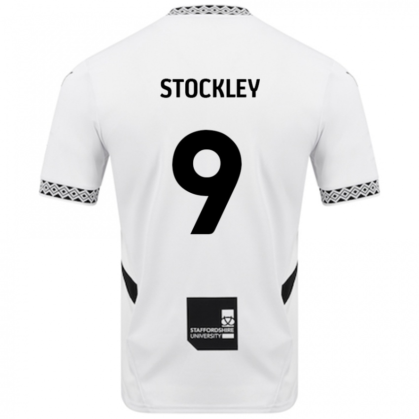 Kinder Jayden Stockley #9 Weiß Heimtrikot Trikot 2024/25 T-Shirt Österreich