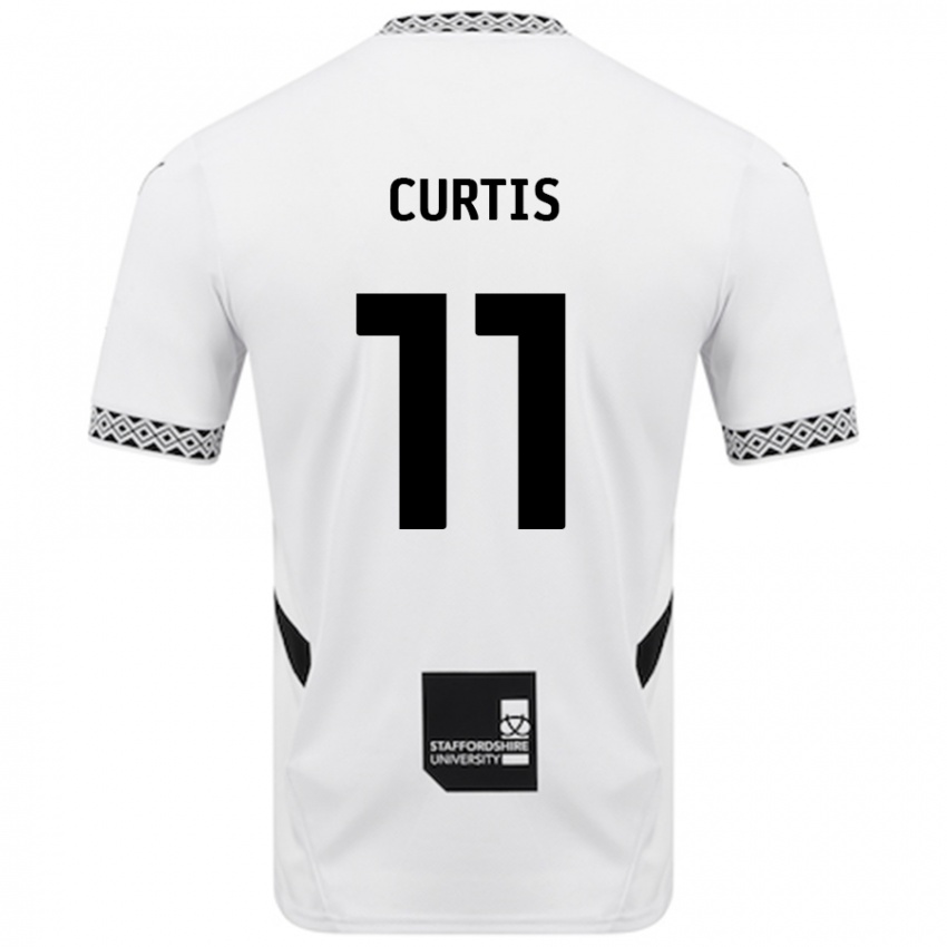 Kinder Ronan Curtis #11 Weiß Heimtrikot Trikot 2024/25 T-Shirt Österreich