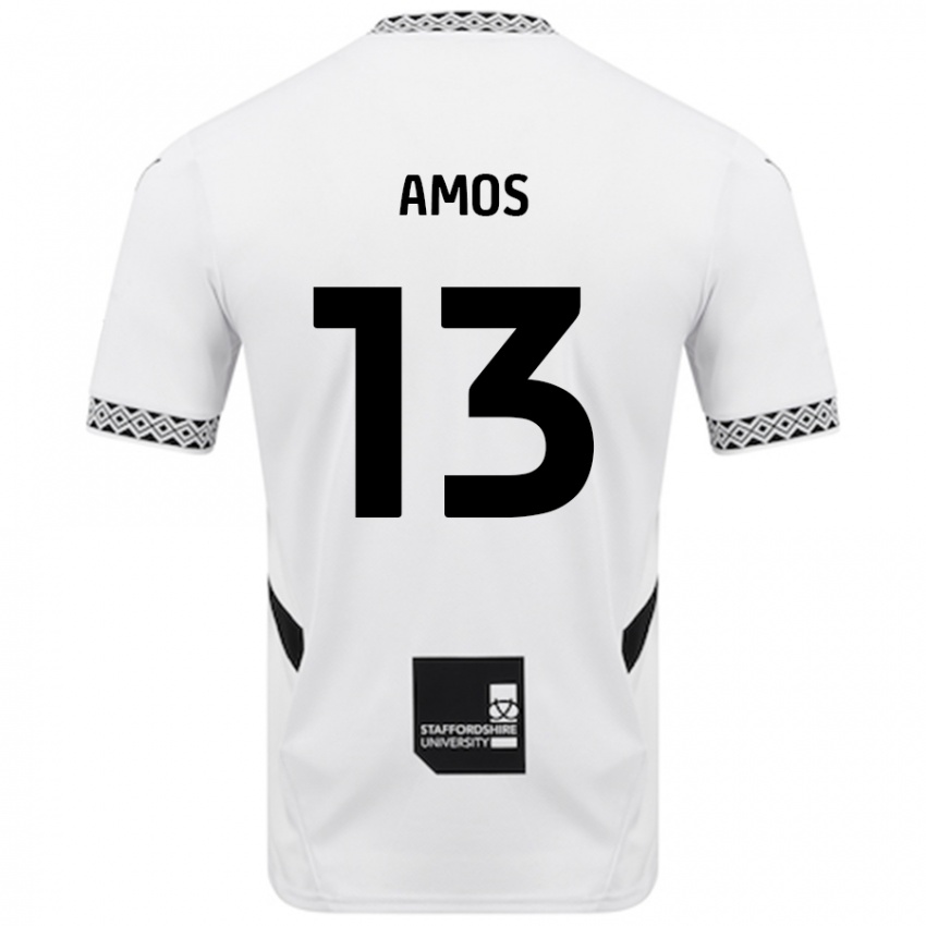 Kinder Ben Amos #13 Weiß Heimtrikot Trikot 2024/25 T-Shirt Österreich