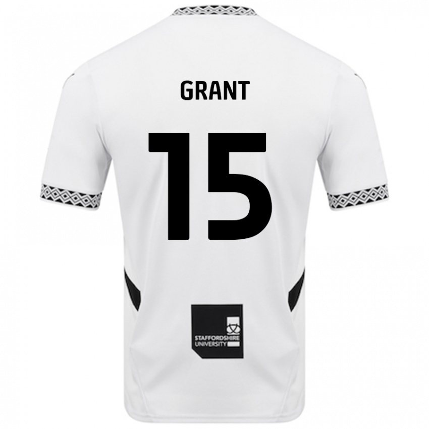 Kinder Conor Grant #15 Weiß Heimtrikot Trikot 2024/25 T-Shirt Österreich