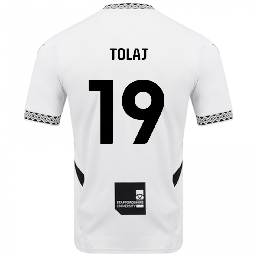 Kinder Lorent Tolaj #19 Weiß Heimtrikot Trikot 2024/25 T-Shirt Österreich