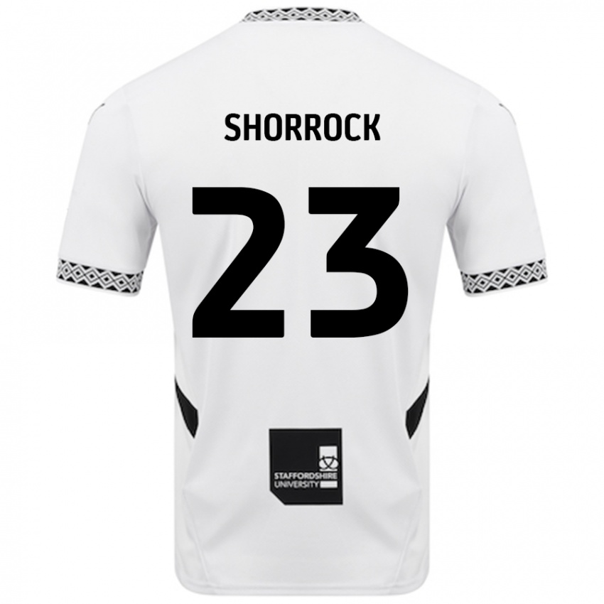 Kinder Jack Shorrock #23 Weiß Heimtrikot Trikot 2024/25 T-Shirt Österreich