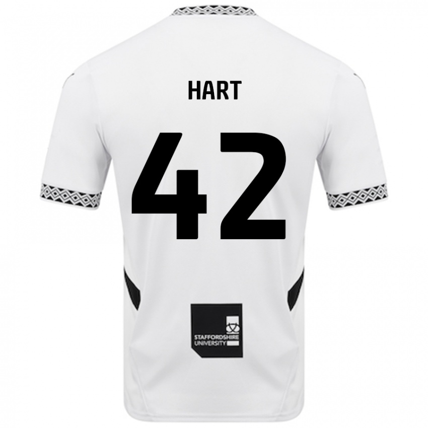 Kinder Sam Hart #42 Weiß Heimtrikot Trikot 2024/25 T-Shirt Österreich