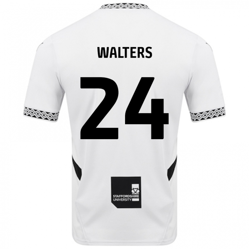 Kinder Rhys Walters #24 Weiß Heimtrikot Trikot 2024/25 T-Shirt Österreich