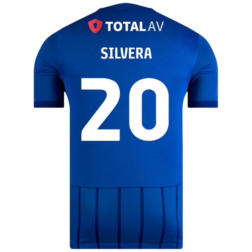 Kinder Sam Silvera #20 Blau Heimtrikot Trikot 2024/25 T-Shirt Österreich