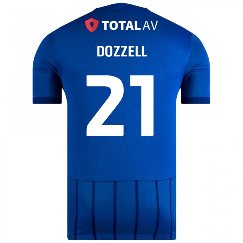 Kinder Andre Dozzell #21 Blau Heimtrikot Trikot 2024/25 T-Shirt Österreich