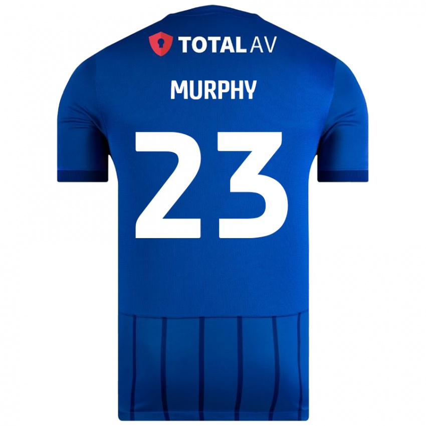 Kinder Josh Murphy #23 Blau Heimtrikot Trikot 2024/25 T-Shirt Österreich