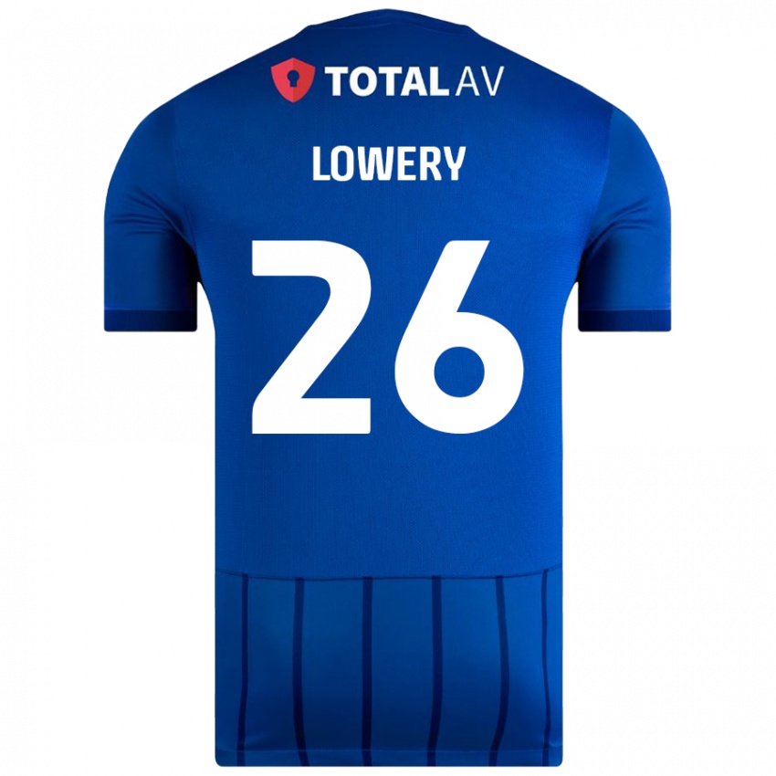 Kinder Tom Lowery #26 Blau Heimtrikot Trikot 2024/25 T-Shirt Österreich