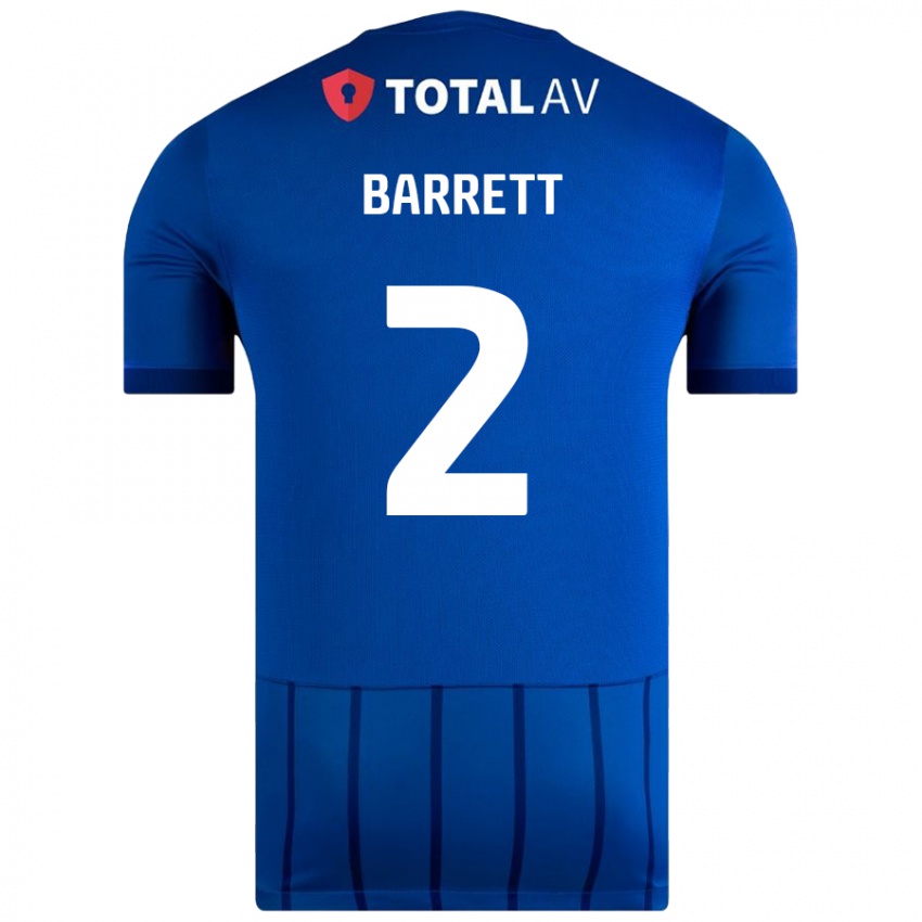 Kinder Nicole Barrett #2 Blau Heimtrikot Trikot 2024/25 T-Shirt Österreich