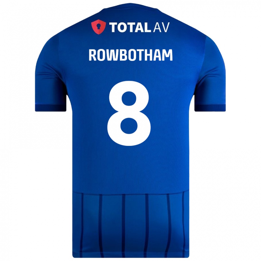 Kinder Ava Rowbotham #8 Blau Heimtrikot Trikot 2024/25 T-Shirt Österreich