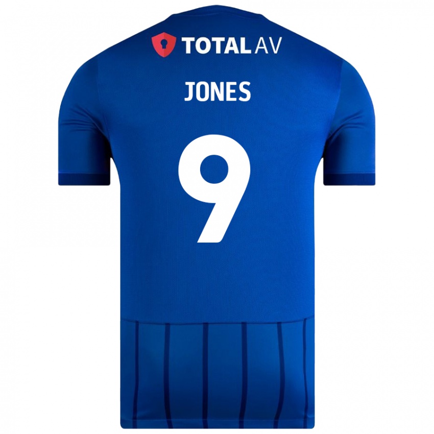 Kinder Emma Jones #9 Blau Heimtrikot Trikot 2024/25 T-Shirt Österreich