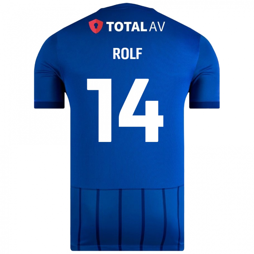 Kinder Annie Rolf #14 Blau Heimtrikot Trikot 2024/25 T-Shirt Österreich