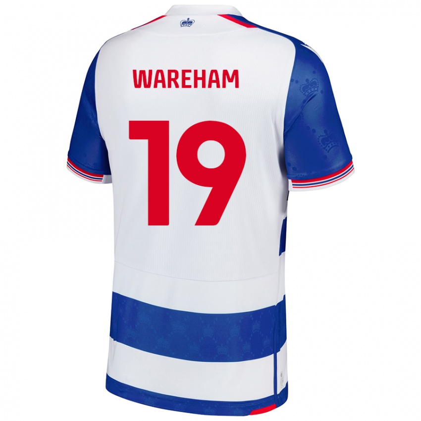 Kinder Jayden Wareham #19 Blau Weiß Heimtrikot Trikot 2024/25 T-Shirt Österreich