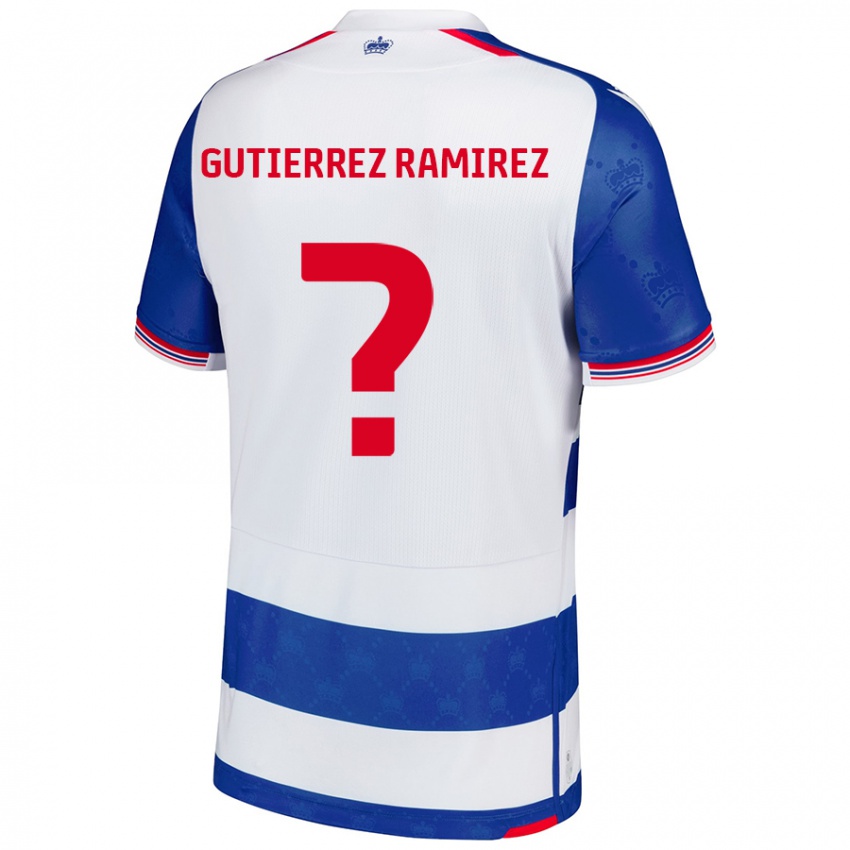 Kinder William Gutierrez Ramirez #0 Blau Weiß Heimtrikot Trikot 2024/25 T-Shirt Österreich